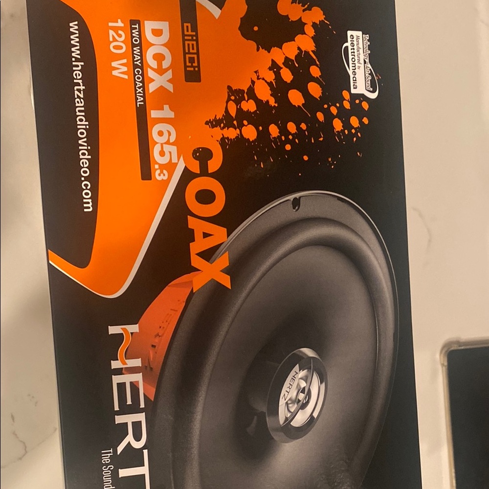 DCX 165.3 Two-Way Coaxial Speaker - Black